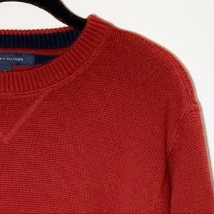 Tommy Hilfiger NWT Dark Red Cable Knit Sweater: M